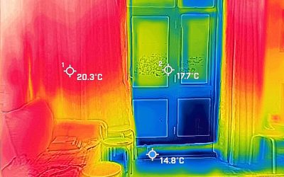 Find out where heat is escaping from your home with our thermal imaging camera